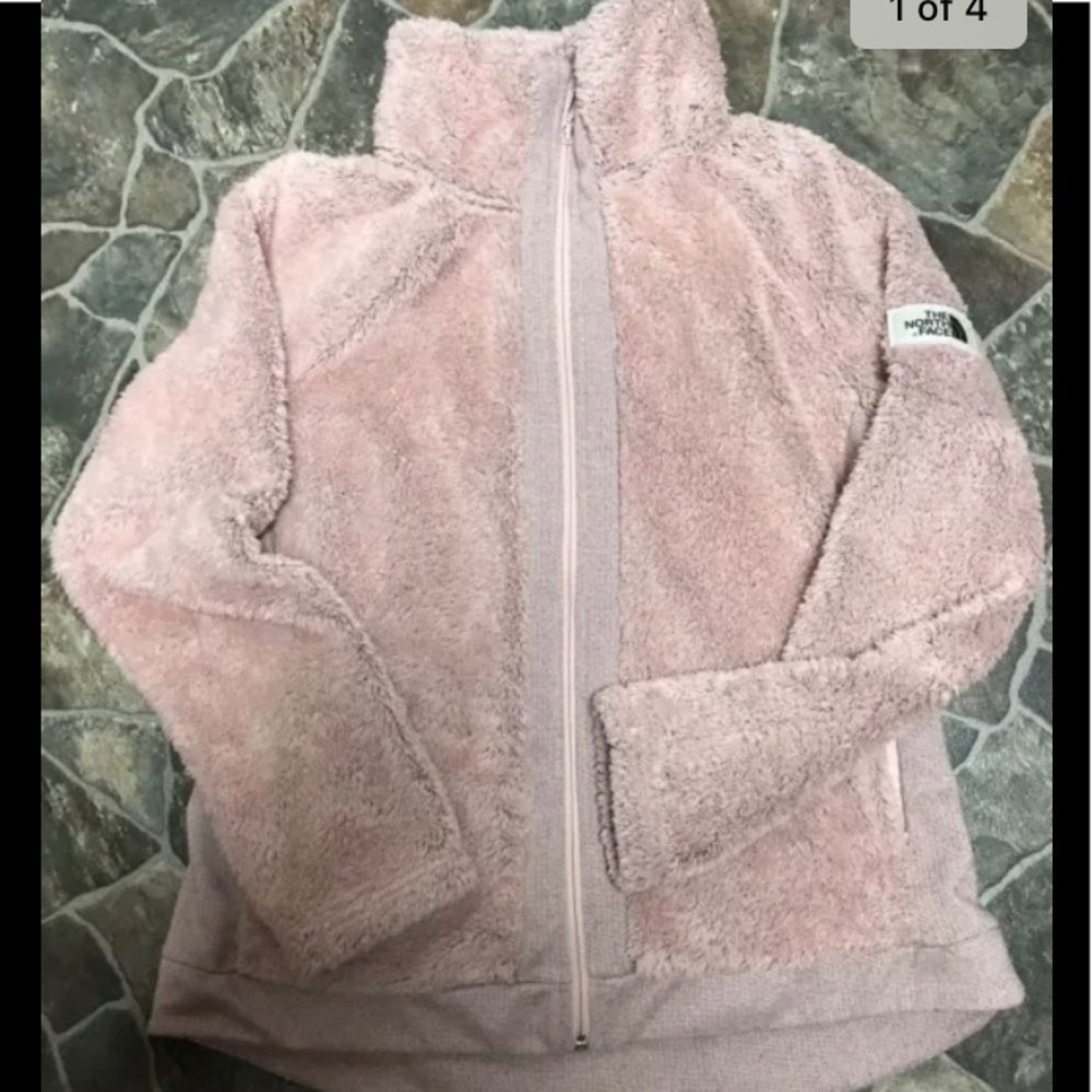 The North Face Furry Jacket Pink Large